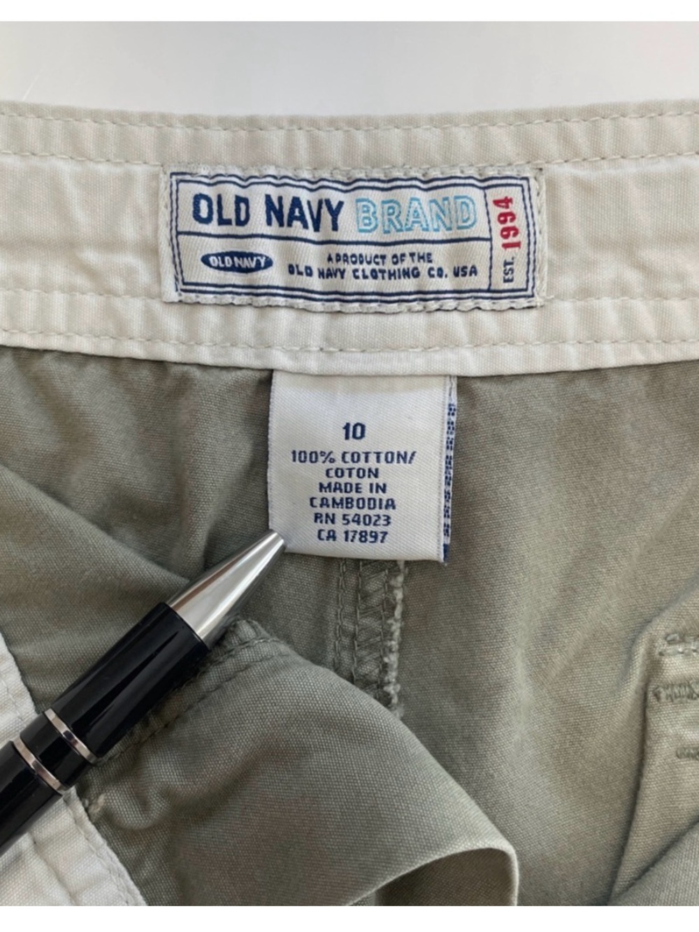 Lot of 3!! Vintage Old Navy Women’s 100% Cotton Shorts, Sz 10 - Picture 12 of 12